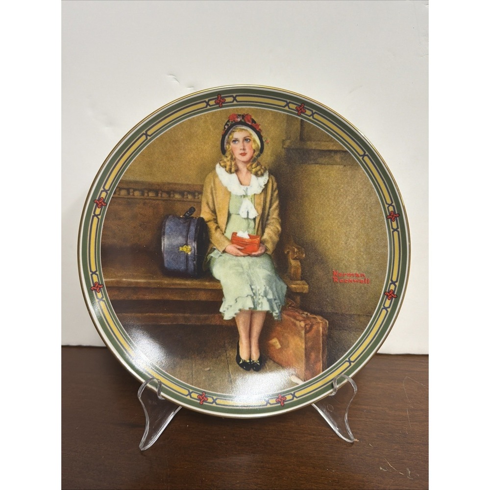 Vintage Collectable Norman Rockwell "A Young Girl's Dream" Plate Only